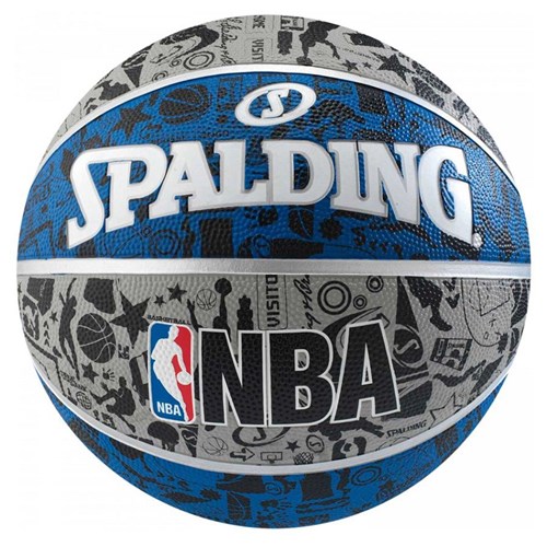 Bola de Basquete NBA Graffiti - Spalding Azul