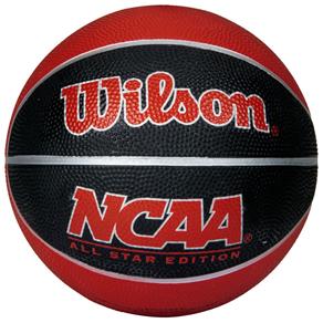 Bola de Basquete Wilson NCAA Mini Vermelha