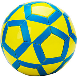 Bola de Futebol - Amarela com Detalhe Azul - DTC