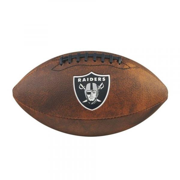 Bola de Futebol Americano Wilson NFL Raiders - Marrom