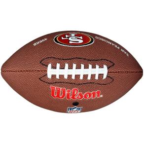 Bola de Futebol Americano Wilson NFL Team Logo San Francisco Jr