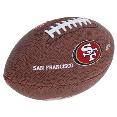 Bola de Futebol Americano Wilson NFL Teams Logo San Fransisco Jr