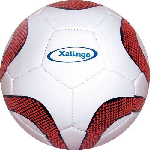 Bola de Futebol de Campo Soccer Ball Branca/laranja Xalingo
