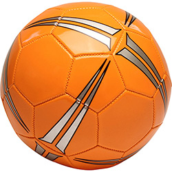 Bola de Futebol Laranja e Prata - DTC