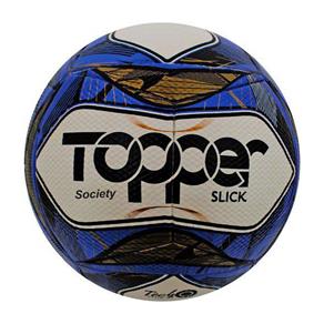Bola de Futebol Society Topper Slick Azul