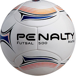 Tudo sobre 'Bola de Futsal Penalty Matís 500 Termotec Branca, Azul e Laranja'