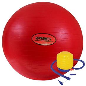 Bola de Ginástica 45cm C/ Bomba para Inflar Supermedy