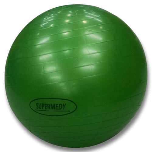 Bola de Ginastica 75cm C/ Bomba para Inflar Supermedy Verde