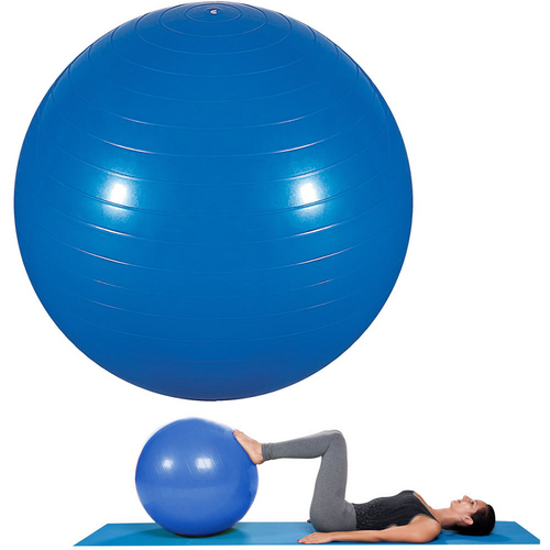 Bola de Ginástica 75cm Cor Azul Exercícios Yoga Pilates Ballness Musculação - Mr8 40100005