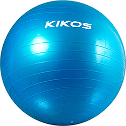 Bola de Ginástica Kikos Fitball 65cm Azul