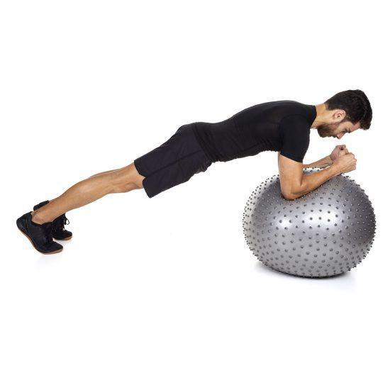 Bola de Ginástica Massage Ball Vollo 65cm - Cinza