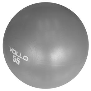 Bola de Ginástica Vollo Sports com Bomba 55cm – Cinza