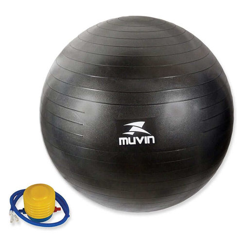 Bola de Pilates 65cm – Blg-200 - Preto - Muvin
