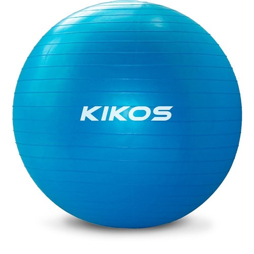 Bola de Pilates Fit Ball 65 Cm Azul Kikos
