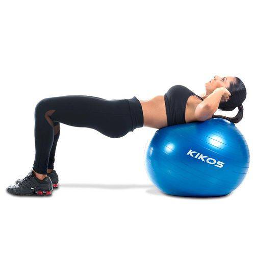 Bola de Pilates Fit Ball Kikos Azul 65 Cm