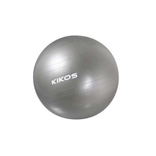 Bola de Pilates Fit Ball Kikos Cinza 75 Cm