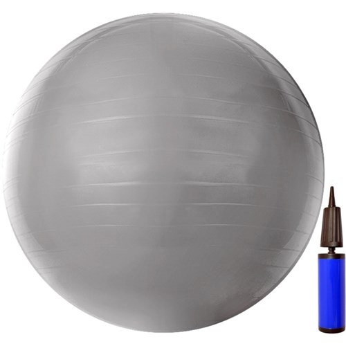 Bola de Pilates GYM Ball PVC 55cm Cinza – ACTE T9-55