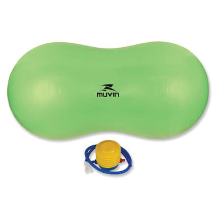 Bola de Pilates Peanut 90cm X 45cm BLG-500 - Verde - Muvi - Muvin