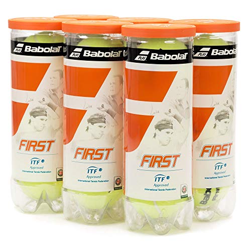 Bola de Tênis Babolat First Pack com 6 Tubos