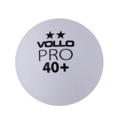 Bola de Tênis de Mesa Pro Kit 6Un Branca - Vollo