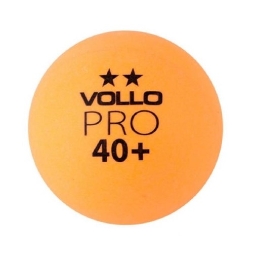 Bola de Tênis de Mesa Pro Kit 6Un Laranja - Vollo