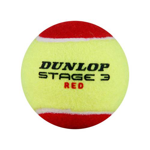 Tudo sobre 'Bola de Tênis Dunlop Mini Red Estágio 3 Pack com 12 Unidades'