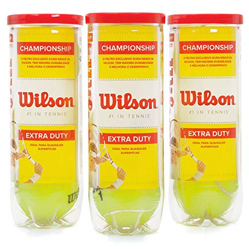 Bola de Tênis Wilson Championship Pack com 03 Tubos