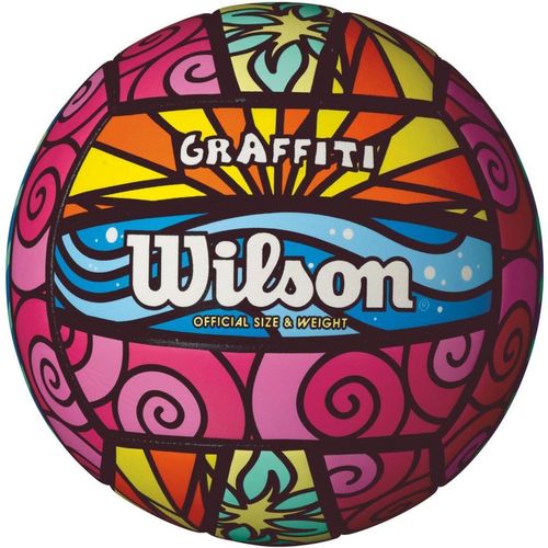 Bola de Volei Graffiti Colorida Wilson