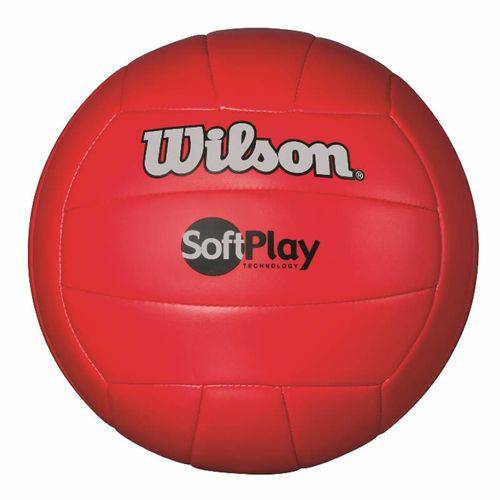 Tudo sobre 'Bola de Vôlei Soft Play Microfibra Pu e Pvc Vermelha Wilson'