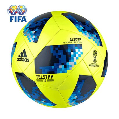 Bola Futebol Campo Adidas Telstar 18 Glider Copa do Mundo FIFA