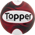 Bola Futebol Slick II Society Vermelha - Topper