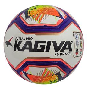 Bola Futsal Kagiva Pró F5 Brasil 2019 Oficial Federações 100% PU