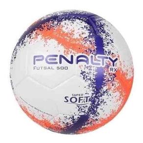 Bola Futsal Penalty Rx 500 R3 Fusion - Branco e Azul