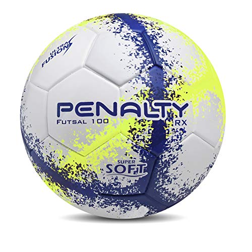 Bola Futsal RX 100 R3 Fusion VIII Penalty, Branco, 55cm