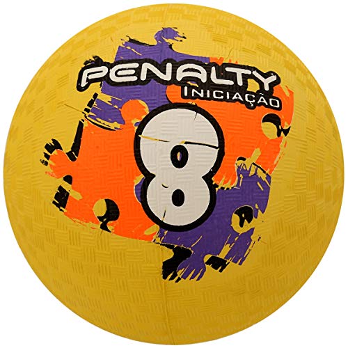 Bola Iniciação de Borracha T08 Penalty - Amarelo