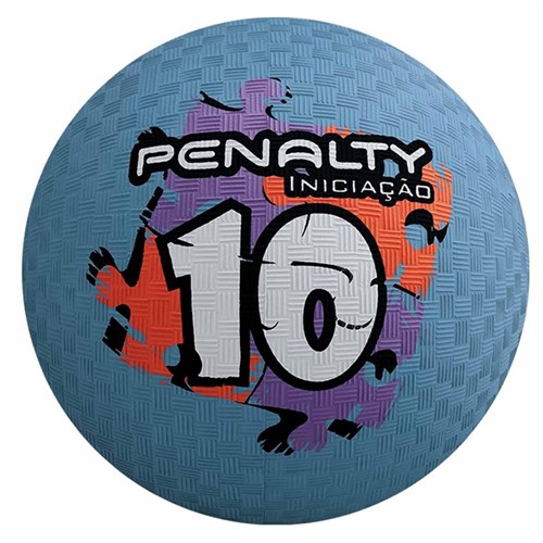 Bola Iniciação de Borracha T10 Penalty - Azul