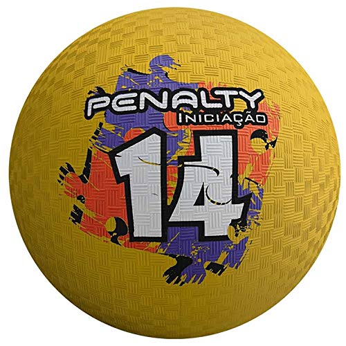 Bola Iniciação de Borracha T14 Penalty - Amarela