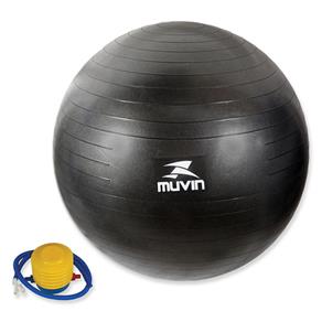 Bola para Pilates e Yoga 55 Cm Preto Muvin