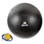 Bola para Pilates e Yoga 65 Cm Preto Muvin