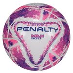 Bola Penalty Max 500 Term LX Futsal Branca e Rosa