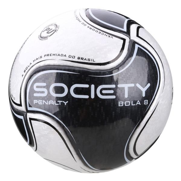 Bola Futebol Society Penalty 8 IX - Preto