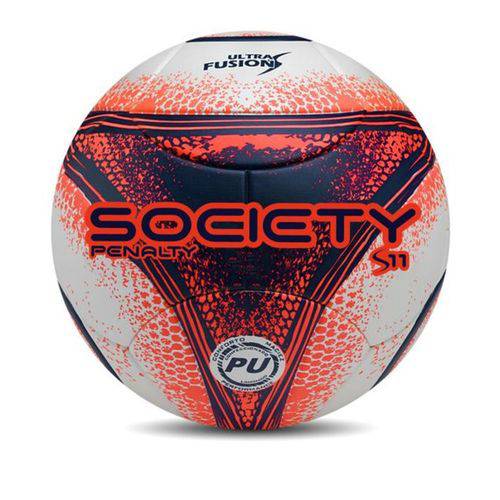 Bola Penalty Society S11 R3 - Laranja e Azul
