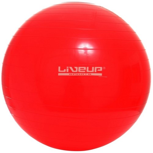 Bola Suíça para Pilates 45 Cm Premium Vermelha - Liveup Ls3221 45 Pr