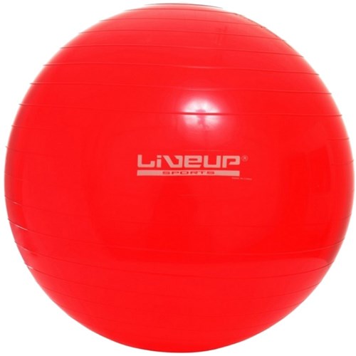 Bola Suíça para Pilates 45 Cm Premium Vermelha Liveup Ls3221 Pr
