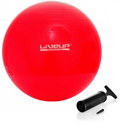 Bola Suica Premium 45 Cm Vermelha + Mini Bomba de Inflar LiveUp
