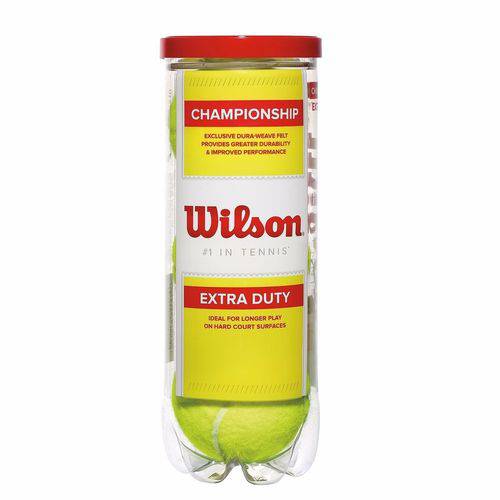 Bola Tennis Wilson Championship C/ 03 Uni WRT1001P - Amarelo
