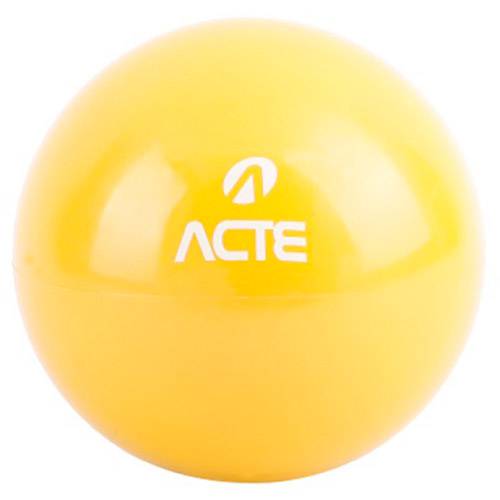 Tamanhos, Medidas e Dimensões do produto Bola Tonificadora com Peso - 2Kg Amarela - Acte Sports