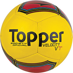 Tudo sobre 'Bola Topper KV Retro Velocity Society - Amarelo/Vermelho/Preto'