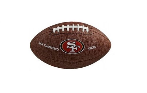 Bola Wilson de Futebol Americano NFL® Team Logo Jr - San Francisco