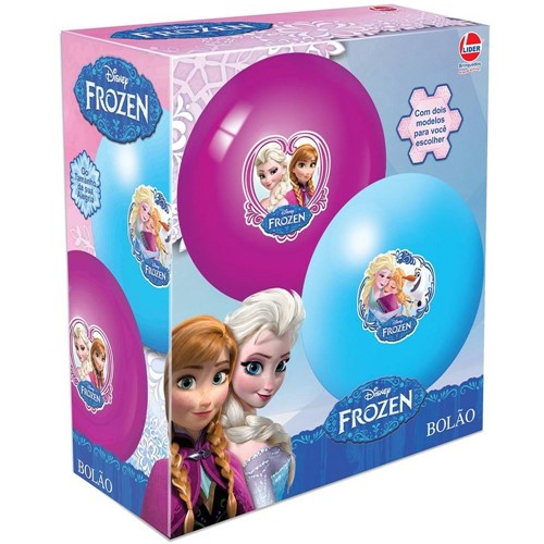 Tudo sobre 'Bolão de Vinil Disney Frozen 50cm 2323 - Rosa - Lider'